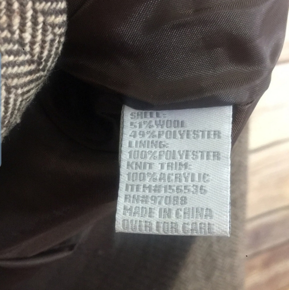 Heron Bone Wool Blend Jacket - Picture 3 of 3